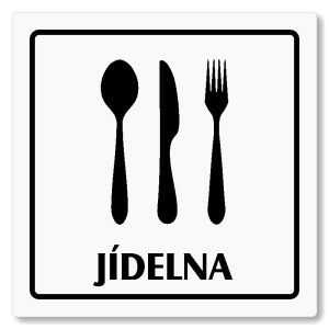 Jídelna, 80x80mm, bílá, Arizona